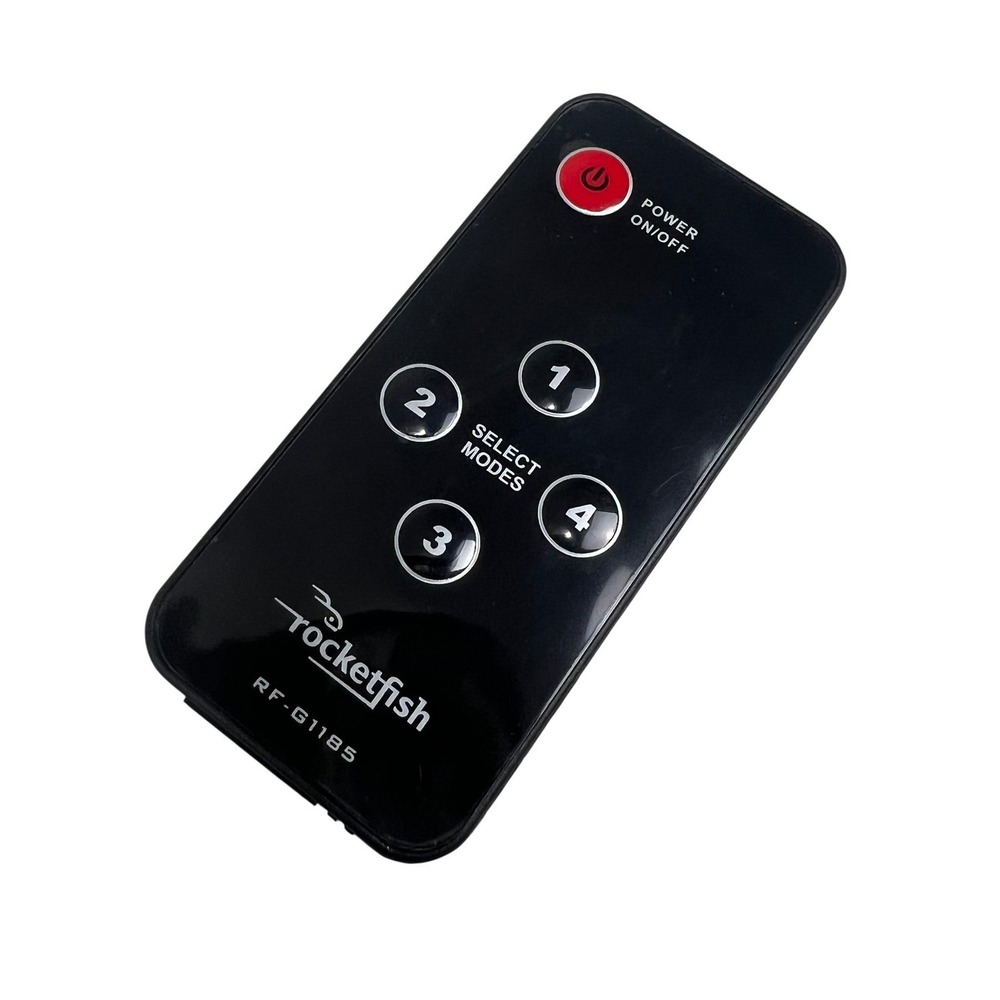 Rocketfish RF-G1185 Remote Control Black Select Modes 1-4 Replacement 16I26A